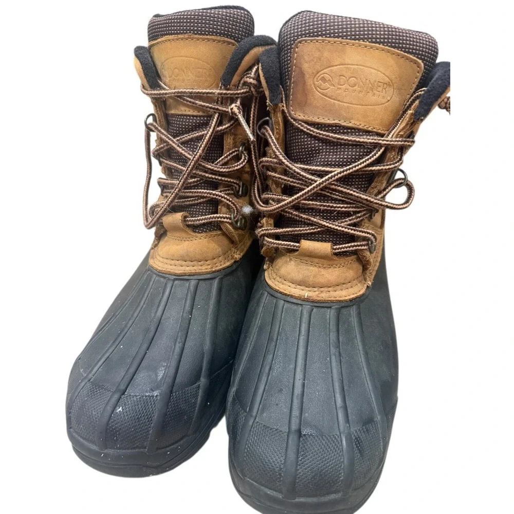 Donner Mountain Mens 12M Kohler Waterproof Leather Boots Hiking Work Snow